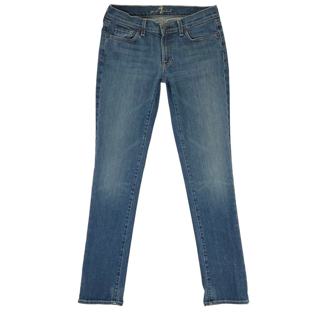 7 For All Mankind Roxy Denim Stretch Skinny Jeans Women’s Size 30